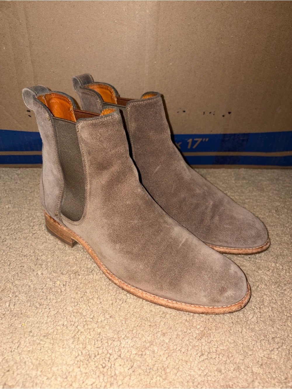 Womens  Grey/Taupe Ariat Two 24 Rio Chelse Ankle boots  Sz 8B